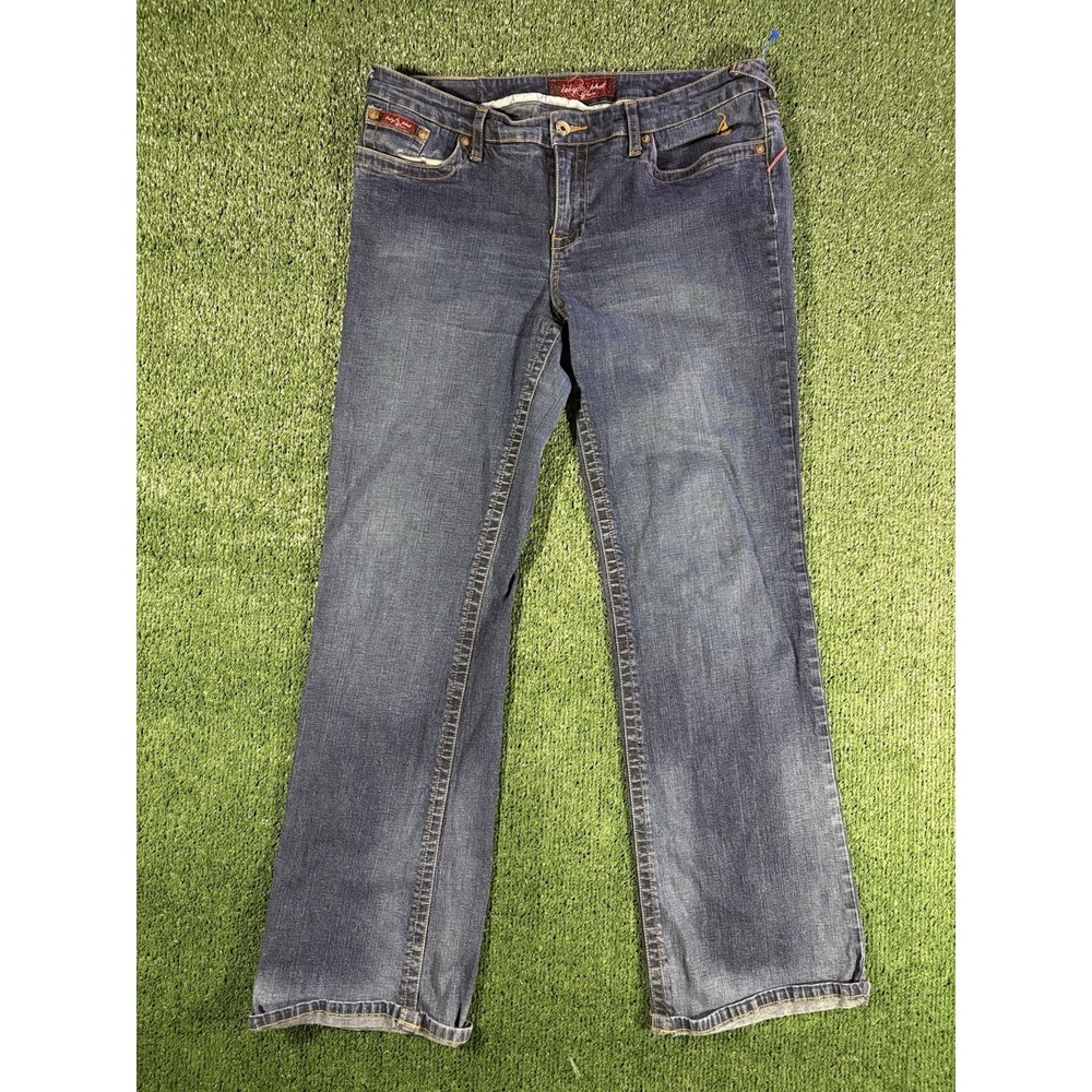 Vintage Baby Phat Jeans Size 15 Dark Blue Denim